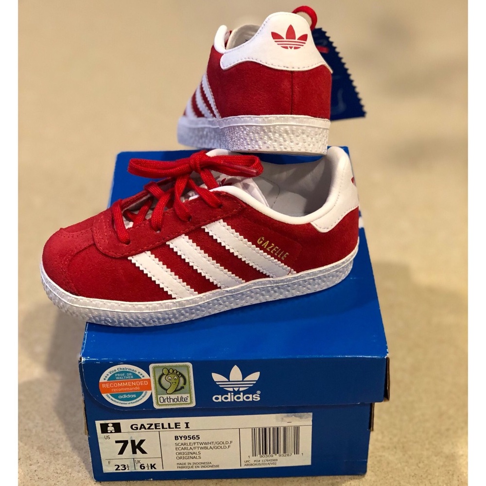 Adidas Gazelle I (Infant) Originals Size: 7k